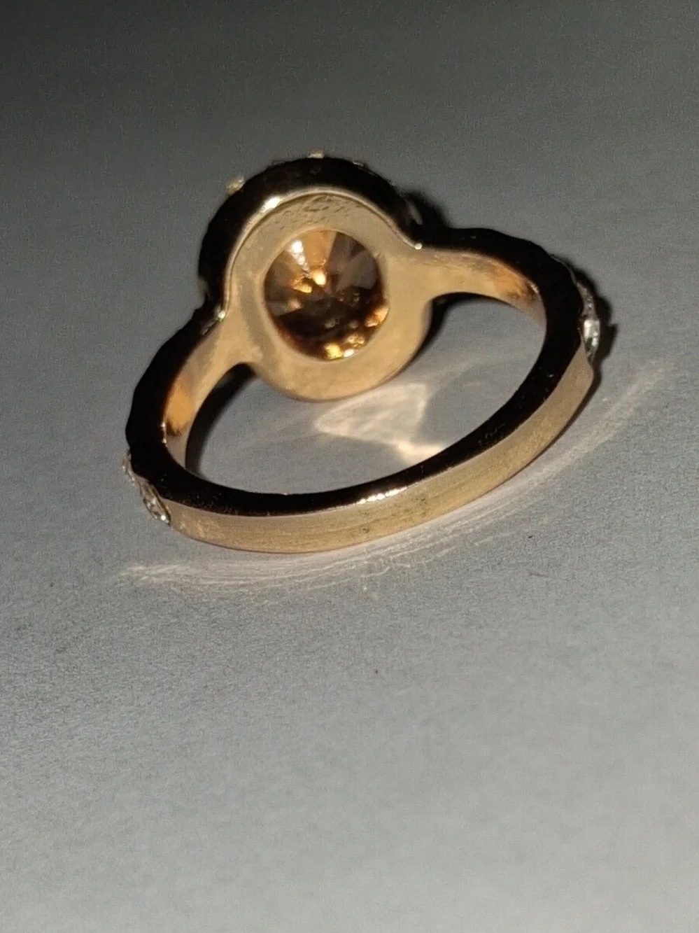 Yellow Gold Citrine Ring